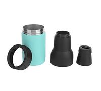 ANKROYU Beer Bottle Insulators Vacuum Double Wall Stainless Steel Beer Bottle Cooler with Nonslip Silicone Bottom Built in Bottle Opener for Outdoor Parties Beach BBQs 300 to 400ml (Verde)