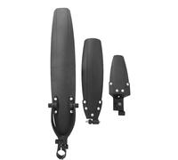 ANKROYU Bike Mountain Bicycle Mud -Mudguard de liberación rápida Delantero Ajustable Ajuste de plástico Duradero Negro de 52 cm de 58 cm Trasero Incluye Kit de instalación