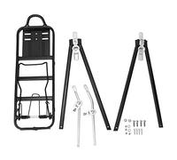 ANKROYU Bike Rack Trasero aleación de Aluminio Ajuste de Bicicleta Ajustable Touring Rack de Equipaje Soporte de Servicio Pesado para el Disco V Bikes de Freno 24 26 Ruedas de 28 p