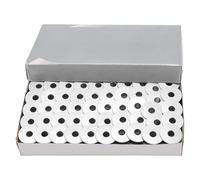 ANKROYU Bobinas de metal para máquinas de coser 40264 Bobinas de aluminio blanco oxidado de alta resistencia de grado industrial para fábricas de prendas de vestir y marroquinería,