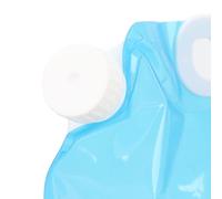 ANKROYU Bolsa de Almacenamiento de Agua Plegable, 5 litros, Gran Capacidad, a Prueba de Fugas, Espesada, Duradera, Ligera, contenedor de Agua para Acampar con válvula para activida