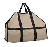 ANKROYU Bolsa de Transporte de leña de Tela Oxford Resistente, de Gran Capacidad, con Asas, para Camping, Chimenea y Uso al Aire Color Caqui. Medidas: 23,2 x 18,5 Pulgadas.