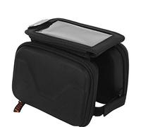ANKROYU Bolsa para teléfono Bolsa para Haz de Bicicleta Carcasa Dura de EVA Funda para teléfono con Pantalla táctil a Prueba de Golpes para Ciclismo Deportes al Aire Negro 6 pulga