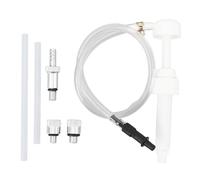 ANKROYU Bomba manual de aceite para engranajes Bomba de transferencia de fluido de plástico de 8 CC para motor fueraborda marino Transmisión Aceite diferencial Cuarto de botella es