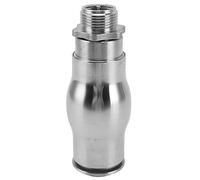 ANKROYU Boquilla espumosa de acero inoxidable 304, rociador de fuente de agua, fabricante de burbujas de champán duradero de primera calidad para piscina, Patio, jardín, decoración (G1'')