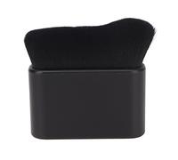 ANKROYU Brocha bronceadora plana grande profesional Brocha autobronceadora ultra suave para maquillaje facial y corporal Brocha bronceadora en crema para mezclar Brocha de nailon A