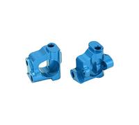 ANKROYU Bujes delanteros C de aleación de aluminio de primera calidad, piezas mejoradas de alto rendimiento para LOSI 1/18 Mini T 2.0 2WD RC Truck Diseño de rodamiento ligero y dur (Azul)