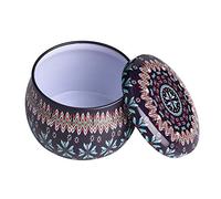 ANKROYU Caja De Almacenamiento Hojalata, Latas De Hojalata De Metal Vacías, Caja De Té para Cocina Casera, Latas De Almacenamiento De Metal Redondas(mi)