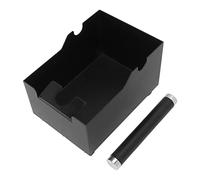 ANKROYU Caja de golpe de café con varilla Estación de apisonamiento molido de café en polvo de acero PTFE Contenedor base Ahorro de espacio Fácil de limpiar para máquinas de café