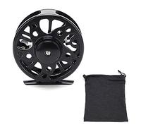 ANKROYU Carrete de pesca con mosca CNC mecanizado aleación de aluminio ligero carrete de mosca de alto rendimiento con de arrastre suave para agua salada pesca de agua dulce equip (AP85)