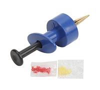 ANKROYU Cebo de pesca Clip 4 soporte de gusano de garras con bandas de goma de goma Diseño sin deslizamiento para lombrices de sangre Accesorios de tacos de pesca pescadores al air (Azul)