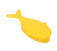 ANKROYU Cepillo De Masaje De Silicona Para Baño De Bebé, Cepillo De Champú Suave Para Niños, Cepillo De Baño De Silicona Suave, Respetuoso Con La Piel, Verde(AMARILLO)