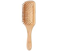 ANKROYU Cepillo de pelo de bambú natural, cepillo de pelo mágico para masaje, cepillo de pelo desenredante con peine de cola para mujeres, hombres y niños