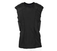 ANKROYU Chaleco de compresión Acolchado para jóvenes Camisa de Entrenamiento sin Mangas de Impacto Transpirable de Secado rápido con protección de Costillas en el Pecho para béisbo (yo)