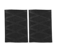 ANKROYU Cinta De Agarre para Raqueta De Tenis, 2 Uds. Sobregrip De Raqueta De Poliolefina Termorretráctil para Deportes De Raqueta Horizontales(Black)