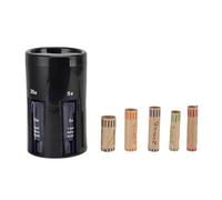 ANKROYU Clasificador de monedas Soporte para contador de monedas manual 5 en 1 Organizador de monedas que ahorra espacio de alta eficiencia para el hogar, oficina, tiendas bancaria