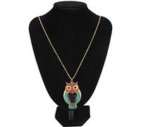 ANKROYU Collar de Lupa con patrón de búho Lindo 10X, Lupa Colgante portátil con Cadena para Leer Impresiones pequeñas, Libros, Manualidades y Personas Mayores