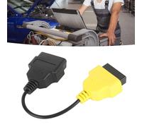 ANKROYU Conector de Cable de diagnóstico OBD2 Profesional, Adaptador de Herramienta de escaneo de Repuesto para escáner ECU, Herramienta de diagnóstico de Coche de Material ABS dur