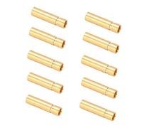 ANKROYU Conector de enchufe tipo banana chapado en oro, 12.031, enchufes macho hembra de 3 mm para equipos de prueba electrónicos, juego de 10 piezas de cobre puro, duradero y de a