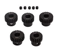 ANKROYU Conjunto de engranajes de piñón de 48dp 5.0 mm de acero de aleación de molibdeno de cromo bajo trato térmico 20T 21T 22t 23T 24T RC Piezas de reemplazo de engranaje del mot