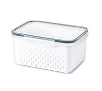 ANKROYU Contenedores de almacenamiento de alimentos con tapas, paquete de 6 organizadores de cocina herméticos de plástico para refrigerador, despensa, congelador, contenedores api