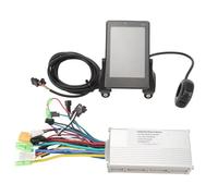 ANKROYU Controlador de motor sin escobillas 36V 48V 60V 500W 28A 3 modos Regulador de velocidad de onda sinusoidal Kit de pantalla para bicicleta eléctrica Scooter Actualización DI