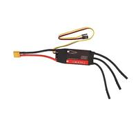 ANKROYU Controlador electrónico de velocidad (ESC) sin escobillas de 80 A y 32 bits de alto rendimiento con tarjeta de programación LCD para drones RC de ala fija y aeronaves DIY c