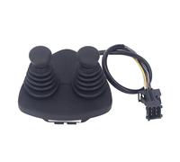 ANKROYU Controlador profesional de palanca de mando para carretilla elevadora, unidad de control de doble mango de aleación de aluminio resistente para Linde E25 E30 336 E16C 1275