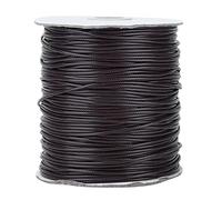 ANKROYU Cordón de cera de algodón Hilo redondo encerado fuerte Fuerte flexible para la joya de bricolaje de bricolaje de tejido a mano de costura de cuero que fabrican collares de (Matón)
