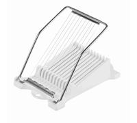 ANKROYU Cortador de alimentos de alambre de acero inoxidable de primera calidad, herramienta de cocina para rebanar carne de almuerzo, queso, jamón, huevos con base de ABS, cuchill