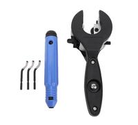 ANKROYU Cortatubos profesional con trinquete, herramienta de alta resistencia para tuberías de PVC, cobre, hierro, galvanizadas y mangueras de plástico. Ideal para fontaneros y afi