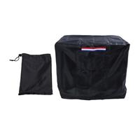 ANKROYU Cubierta de fogata Pozo profesional Rectangular 420d Silver Resistencia impermeable Cubierta de mesa de fuego al aire libre para la mesa de fuego de gas de patio