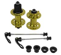 ANKROYU CUBO DE BIKE CONJUNTO SET RÁPIDO DE VITHTA DE VOLADA DE 32 AGUJOS CUBLO DE FRENO DE DISCO 6 PAWLS 72 HOS Freehub System para montaña Bike Front 9x100mm 15x100 mm trasero 1 (Verde)