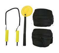 ANKROYU Cuchara para Pesca en Hielo de Primera Calidad, Juego de Rodilleras con Mango ergonómico, Equipo de Seguridad para Exteriores de Invierno de Acero Inoxidable Resistente par