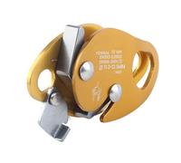 ANKROYU Descenso de aleación de Aluminio y magnesio, descensor de Escalada Resistente al Desgaste, descensor de Cuerda, Agarre de Cuerda de Escalada Multifuncional para Escalada