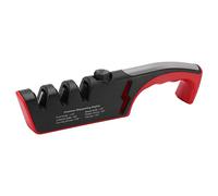 ANKROYU Diamond Knife Skining Ergonomic ajustable 3 etapas herramienta de cocina profesional para tijeras para tijeras de cocina cuchillos rectos negros 28x7cm (Petirrojo)