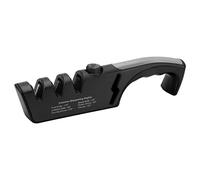 ANKROYU Diamond Knife Skining Ergonomic ajustable 3 etapas herramienta de cocina profesional para tijeras para tijeras de cocina cuchillos rectos negros 28x7cm (negro)