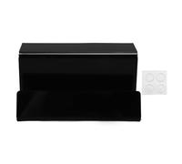 ANKROYU Disco de Vinilo Soporte acrílico Estante Retro álbumes giradiscos decoración para Amantes de la música Base Estable Peso Ligero Fuerte Estilo Vintage Decoración el hogar (Negro)