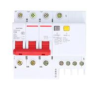 ANKROYU Disyuntor de corriente Disyuntor en miniatura de carril DIN de alta sensibilidad 3P+N con capacidad de ruptura de 6 kA para protección de sistemas eléctricos comerciales de