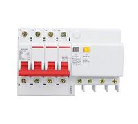 ANKROYU Disyuntor en miniatura 4P+N DZ47sLE 63A AC 400V Interruptor de protección contra fugas Tamaño compacto Montaje en riel DIN para de iluminación residencial de oficina Carca