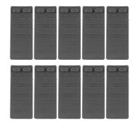 ANKROYU Door Stopper TPR Slip Resistant Stackable Flexible Windproof Door Stop for Home Office School Premium Material 10pcs Multipurpose Floor Door Wedge (Tipo 2)
