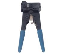 ANKROYU Engarzadora de red profesional Herramienta de engarzado RJ45 con cabeza de acero al carbono y mango de goma antideslizante Estructura de trinquete 8P para terminación de ca