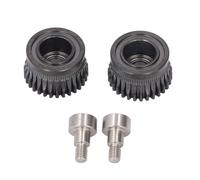 ANKROYU Engranaje de extrusora Rueda motriz de extrusora de acero endurecido con revestimiento nano Kit de engranaje doble Alta precisión Durable A prueba de herrumbre para K1 K1C