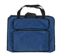 ANKROYU Estuche de Cartera de Arte, un Solo Hombro Reforzado, Bolsa de Transporte de Cartera de Arte de Lona, Bolsa de Tablero de Dibujo, Capacidad de múltiples Bolsillos Bolsa (Azul)