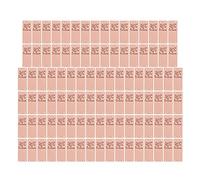 ANKROYU Etiqueta de cuero Pu Accesorios de costura de bricolaje a mano 100pcs Color de pájaro suave 4 Etiquetas para la nave para la billetera Material de fibra súper fibra 2x5cm (Rosa)