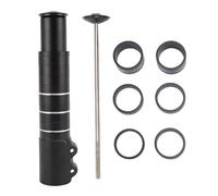 ANKROYU Extensor de vástago de Bicicleta Extensión de Horquilla de Bicicleta de aleación de Aluminio Ajustable de 180 mm para Bicicletas de montaña Extensión de Altura Ligero y dur