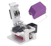 ANKROYU Fiber Optic Cleaver Professional Grade Tungsten Carbide Blade 3 in 1 Fiber Holder with 16 Cleaving Spots Auto Return Design for Cold Connection and Hot Melting Applications