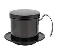 ANKROYU Filtro de café de acero inoxidable vietnamita fabricante de botas de goteo de gotas de alta densidad Pantalla de filtro fino para el restaurante de la oficina de cocina en (Plateado