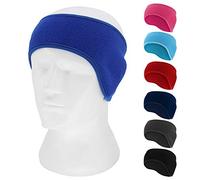 ANKROYU Fleece, Ciclismo de Viento en Ciclismo Calentadores de Orejas de la Cabeza de Diadema Suave y Transpirable Cobertura de Oreja Completa para Hombres para Mujeres para el ent (Azul)