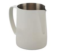 ANKROYU Frothing Jug Pitcher Falcon Beak Tip 304 Stainless Steel Milk Frother Cup for Home Cafe 600ml (Blanco)